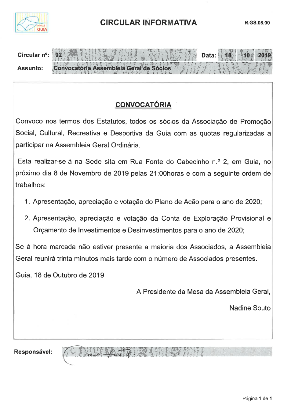 Convocatória Assembléia Geral – 08_11_2019